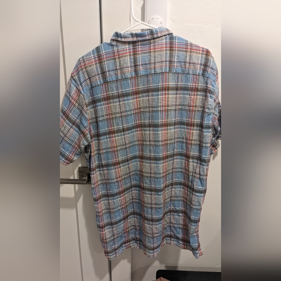 Plaid Patagonia Button Up Organic Cotton - Picture 3 of 4